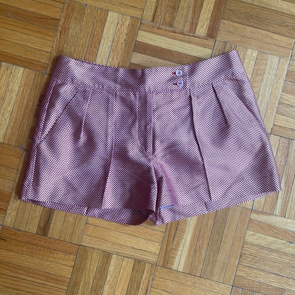 Missioni red checkered print shorts!! In perfect condition (worn twice).